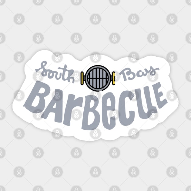 South Bay Barbecue Grey Sticker by herry.le